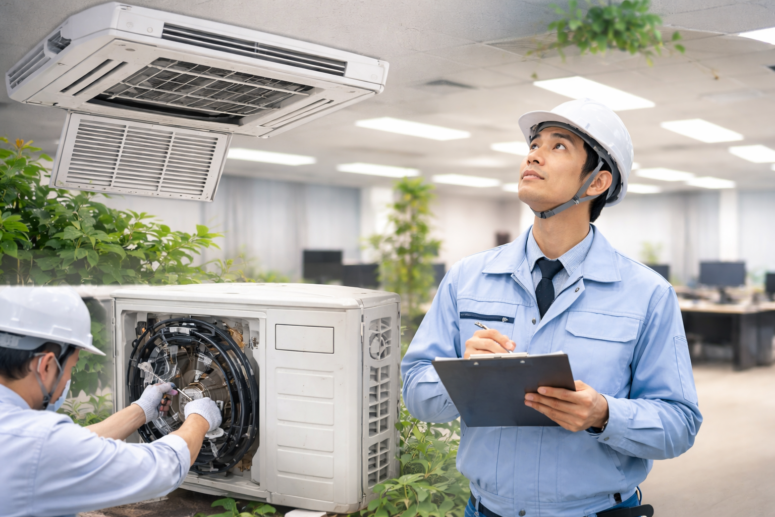 24時間稼働の施設でエアコンを長持ちさせる方法 | 群馬県高崎市の業務 